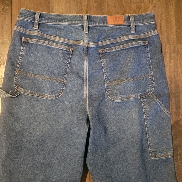 Lands End Women's Carpenter Jeans 16 Medium Wash - Picture 5 of 8